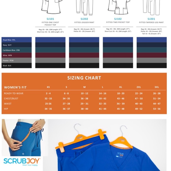 ScrubJoy scrub shirt and jogger pants set - Picture 9 of 9